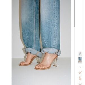 BNWT- Zara clear heels + FREE GUERLAIN GIFT